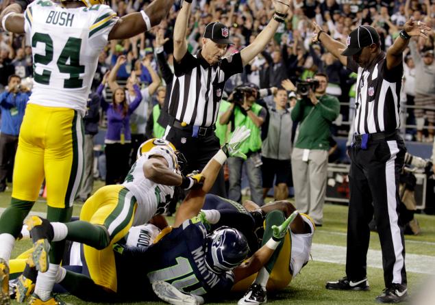 Calling the Shots: Replacement NFL refs finally replaced: After three weeks of baffling calls, refs and league agree on salary and benefits 