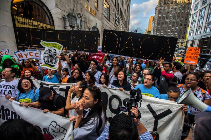 Protesters have marched nationwide from New York to Los Angeles, rallying against the likelihood of President Trump to end Deferred Action for Childhood Arrivals (DACA). DACA protected young Dreamers from being deported, gave them work permits and health care, and allowed them to attend college. Former Schreiber student Paula Nuñez reflects on her experience as a DACA recipient and the current sentiment against the plan that has protected her for years.
