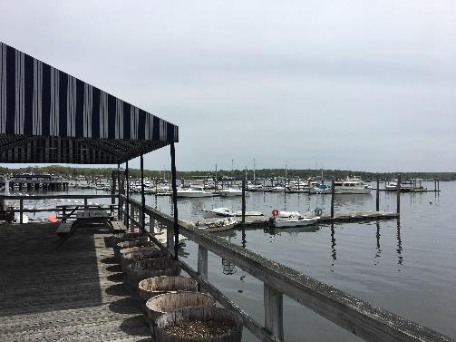 Louies Grill and Liquors is known not only for its food, but also its breath-taking waterfront view.
