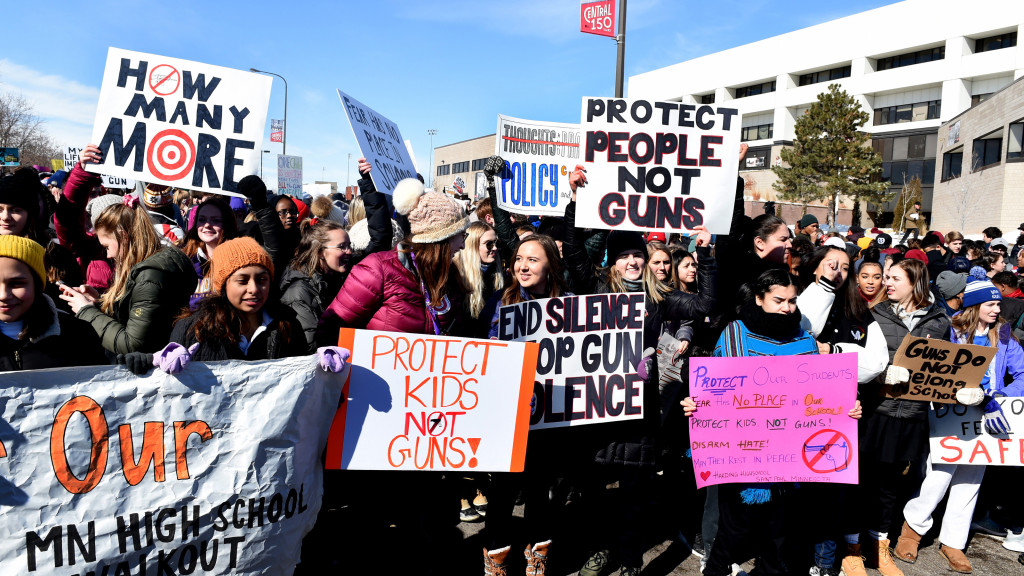 Last year, students protested violence in schools. Schreiber is enforcing new safety measures including ID cards and security cameras.