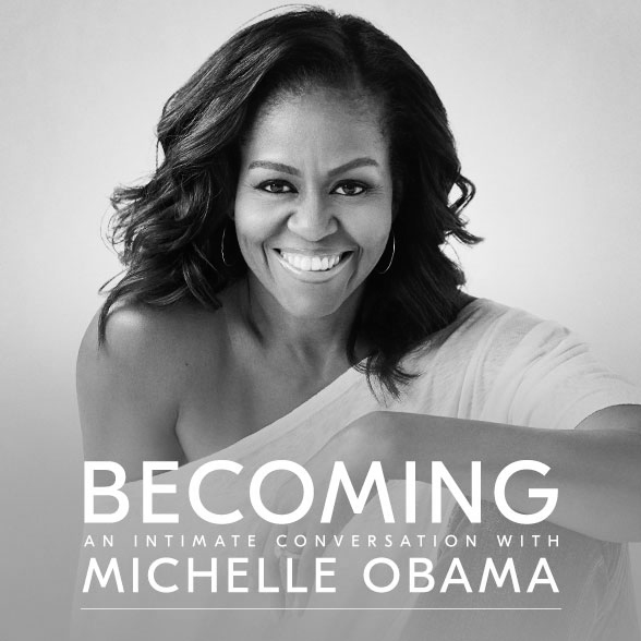 A unique part of Michelle Obamas tour is what she calls an intimate conversation with her. During this time she converses with the audience and listens to them and offers them advice.